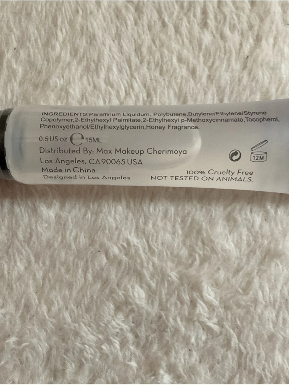 Max Cherimoya lip gloss